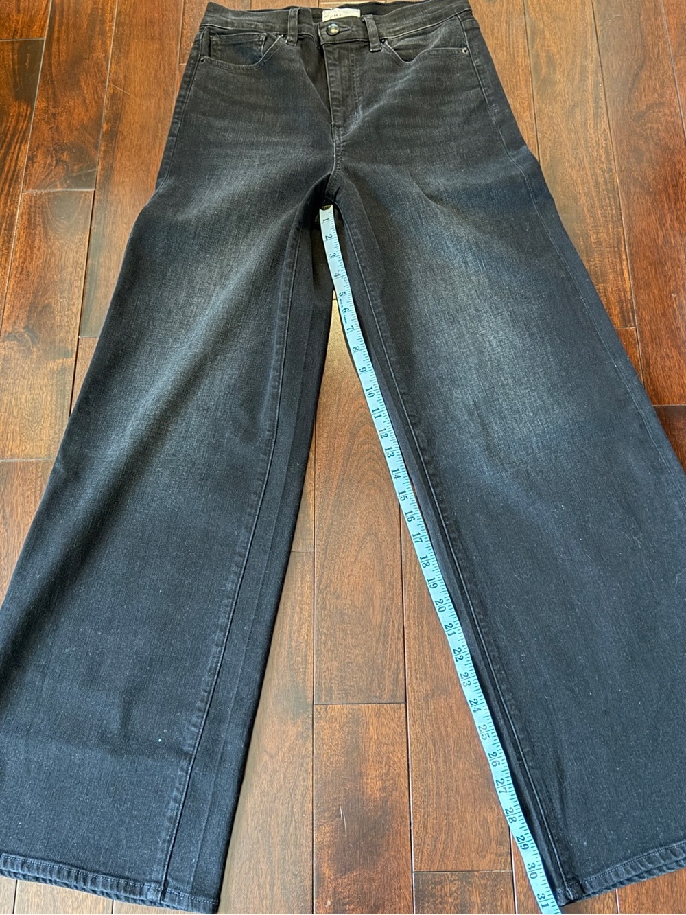 Frame Denim charcoal Wide-Leg Jeans